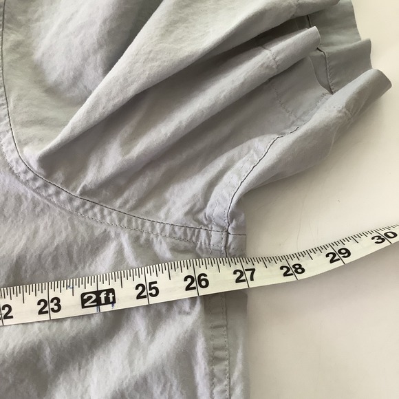 Claiborne Mens Shirt Sleeve Shirt Gray Slim Fit Stretch XXL - Picture 5 of 7